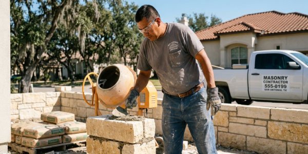 San Antonio Texas masonry contractor GBP and website case study &mdash; 7 day launch